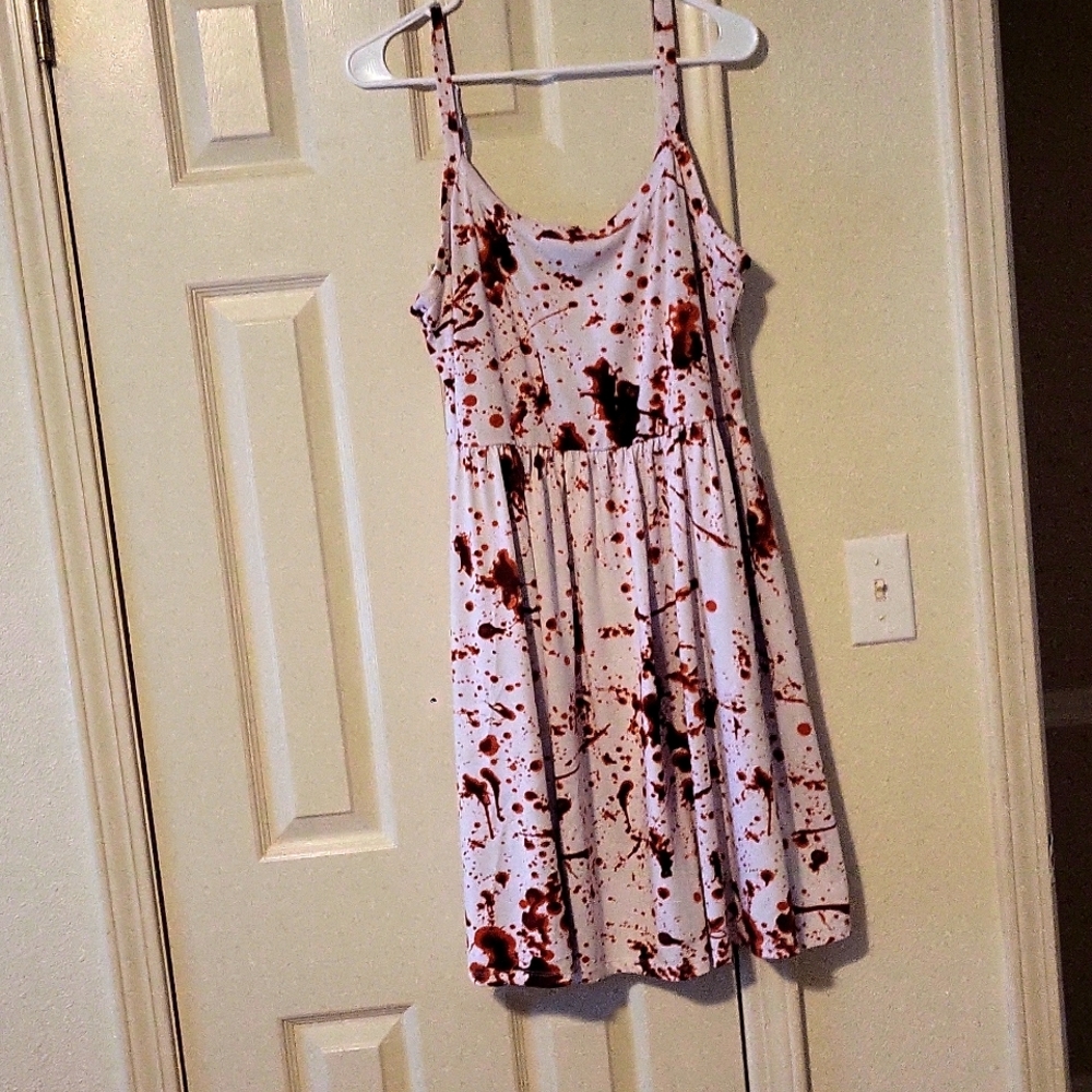 COPY - Hot topic blood splatter dress Halloween